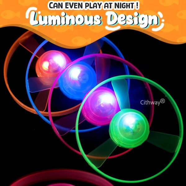 Cithway® Light-Up Flying Propeller Cat Toy