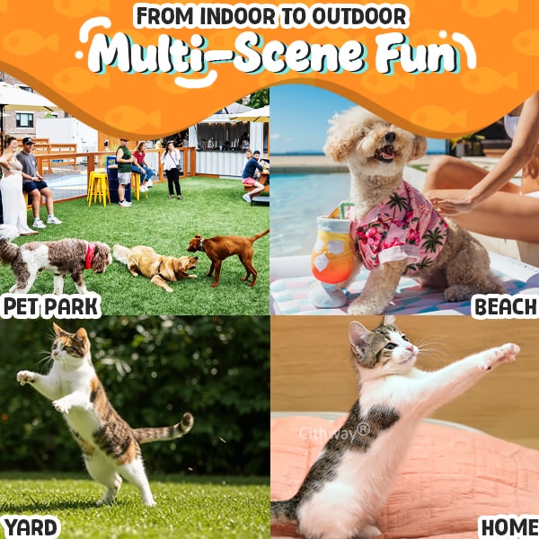 Cithway® Light-Up Flying Propeller Cat Toy