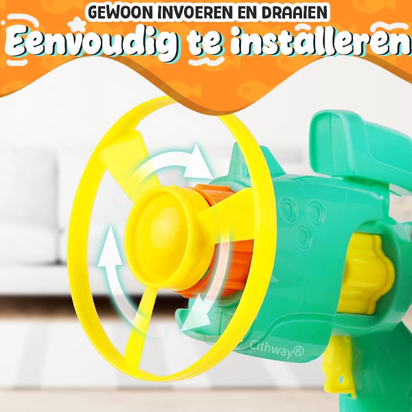 Cithway® Verlichte vliegende schijf-werper kattenspeeltje