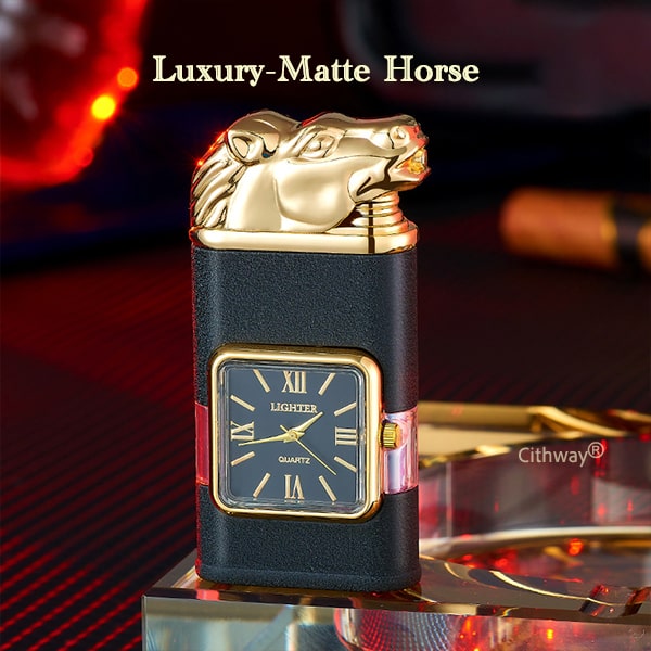 Cithway® Windproof Dual-flame Vintage Watch Lighter