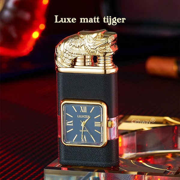 Cithway® Windbestendige Klassieke horlogeraarder met dubbele vlam