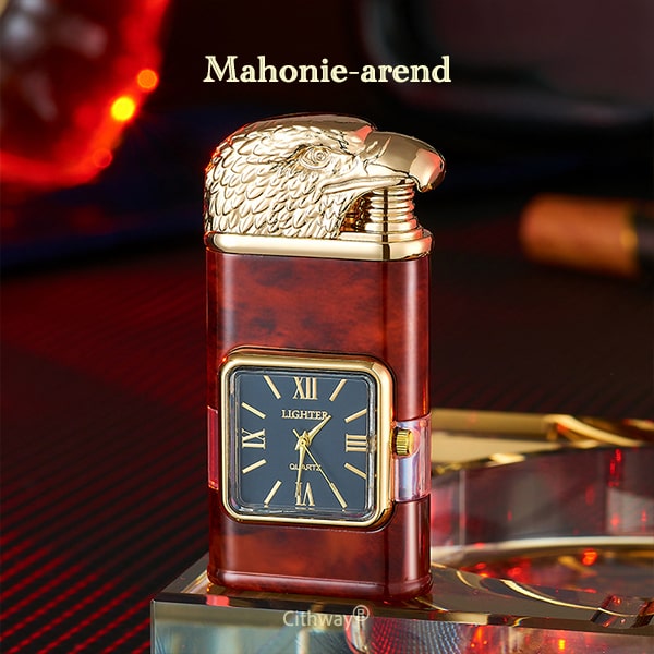 Cithway® Windbestendige Klassieke horlogeraarder met dubbele vlam