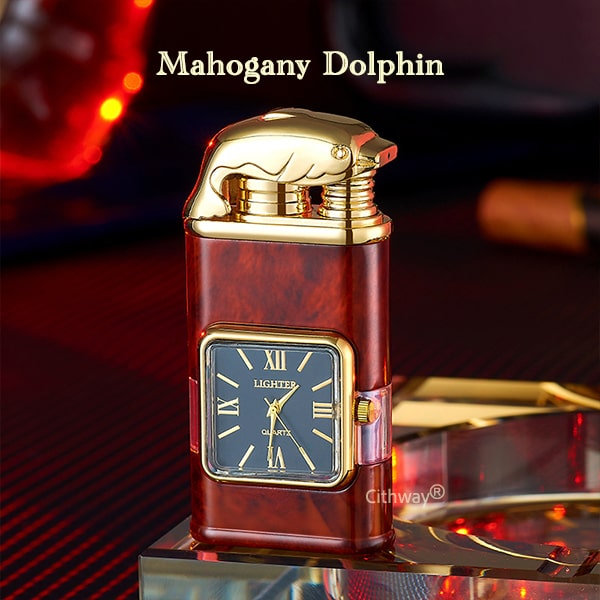 Cithway® Windproof Dual-flame Vintage Watch Lighter