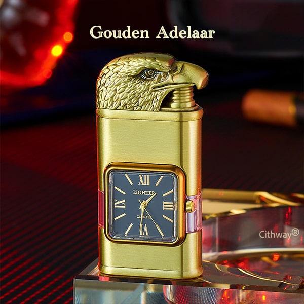 Cithway® Windbestendige Klassieke horlogeraarder met dubbele vlam