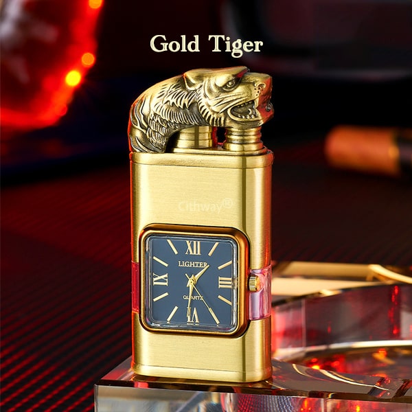 Cithway® Windproof Dual-flame Vintage Watch Lighter